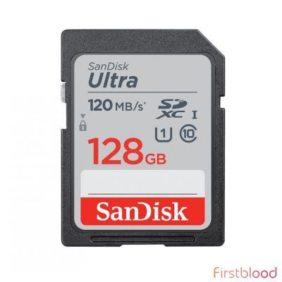 闪迪 Ultra 128GB SDHC SDXC UHS-I Memory 储存卡 120MB/s 防水防高温防X射线