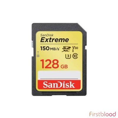 闪迪 128GB Extreme SD UHS-I Memory 储存卡 150MB/s 防水防高温防X射线