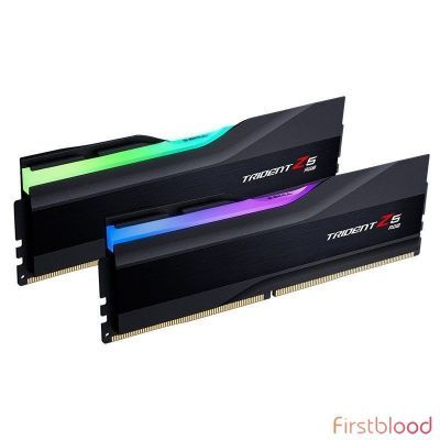 芝奇 幻锋戟 Z5 RGB 64GB (2x 32GB) DDR5 5600MHz CL36 内存 - 黑色