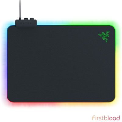 雷蛇 烈焰神虫 细致纹理表面 硬质 RGB幻彩发光 USB 游戏鼠标垫