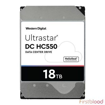 西部数据Ultrastar DC HC550 18TB 3.5寸512e SAS 7200转机械硬盘0F38352