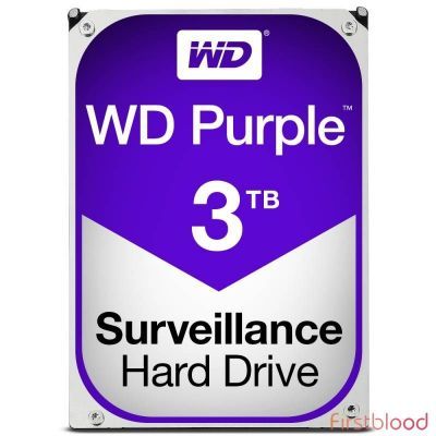 西部数据WD30PURZ 3TB 紫盘 3.5寸SATA3 Surveillance 机械硬盘