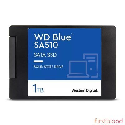 西部数据蓝盘 SA510 1TB 2.5寸SATA SSD固态硬盘WDS100T3B0A