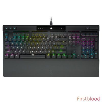 海盗船K70 RGB PRO Mechanical Gaming Keyboard - Cherry MX RGB Speed Silver
