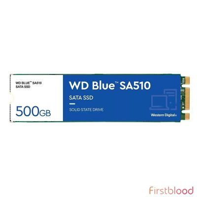 西部数据蓝盘 SA510 500GB M.2 SATA SSD固态硬盘WDS500G3B0B