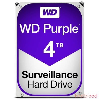 西部数据WD40PURZ 4TB 紫盘 3.5寸SATA3 Surveillance 机械硬盘
