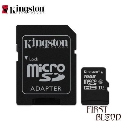 金士顿 128GB MicroSD卡 Class10 UHS-I TF 带SD卡适配器 128GB