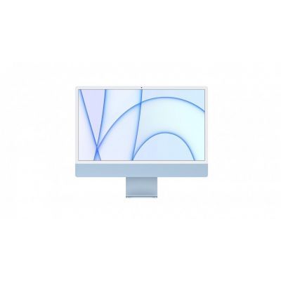 Apple iMac 24英寸 4.5K屏 新款八核M1芯片(7核图形处理器) 8G 256G SSD 一体式电脑主机 蓝色【官方授权 澳洲正品】