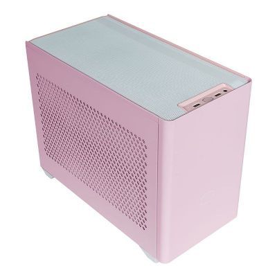酷冷至尊 NR200P 钢化玻璃 MINI ITX机箱- 粉色