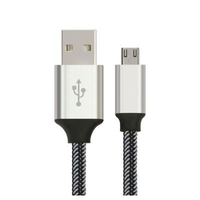 Astrotek 5米 Micro USB 数据同步 充电线 银白色