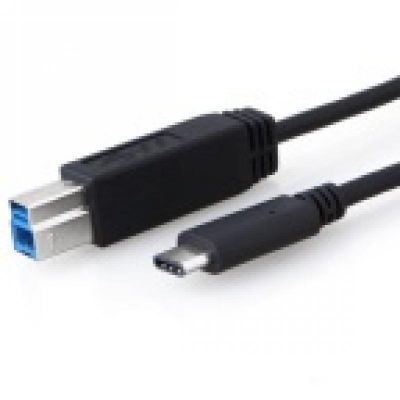 8Ware USB 3.1 数据线 1米 Type-C to B，公对公，黑色，10Gbps