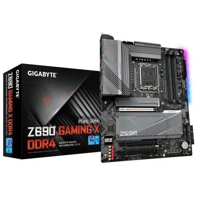 Gigabyte Intel Z690 Gaming X DDR4 LGA 1700  ATX Desktop Motherboard（Intel Z690/LGA 1700）